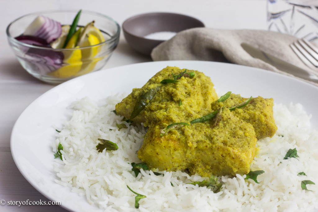 fish curry with mustard