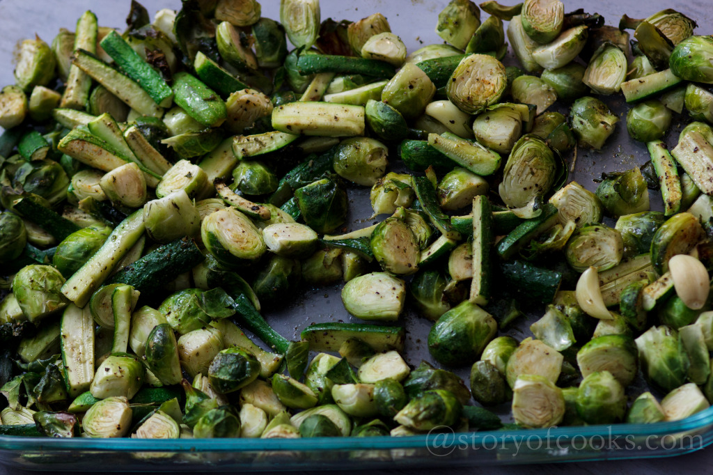 Brussel sprouts with garlic