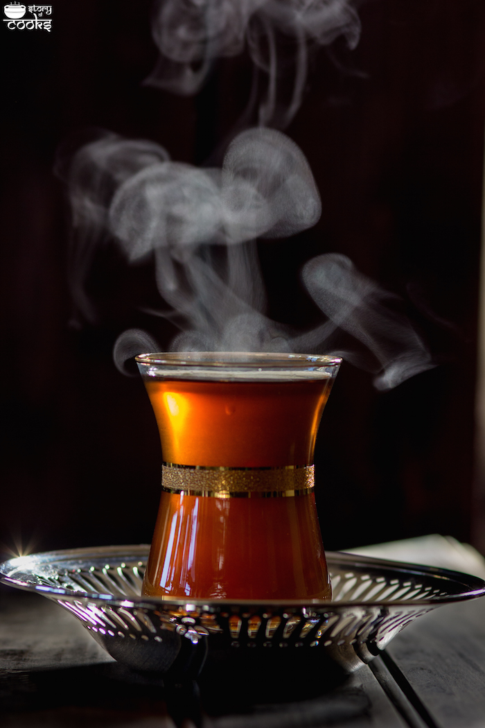 Turkish Tea with Smoke