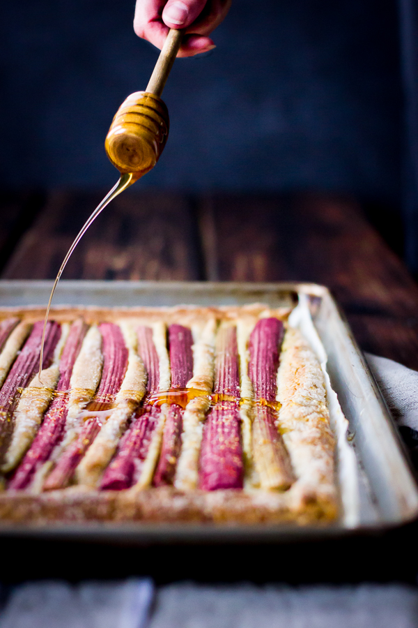 rustic rhubarb almond tart {gluten-free}-20
