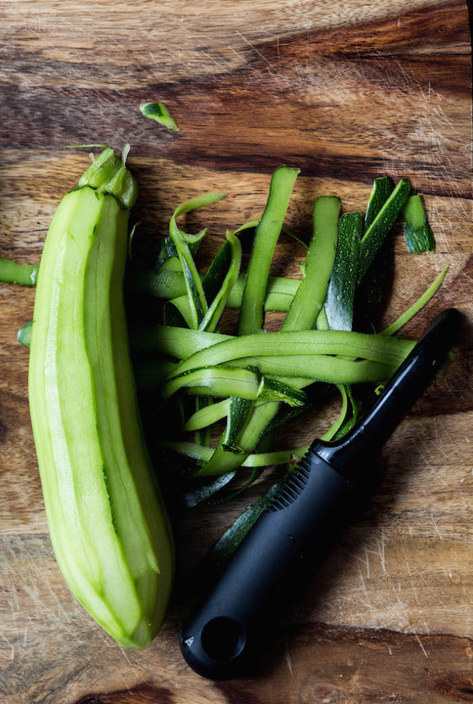 zucchini pealed