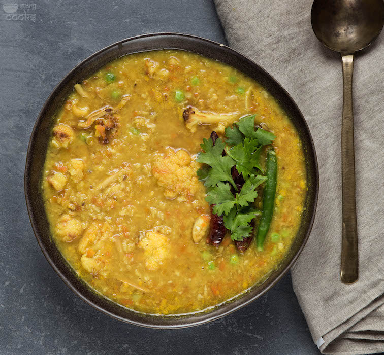 cauliflower carrot daal