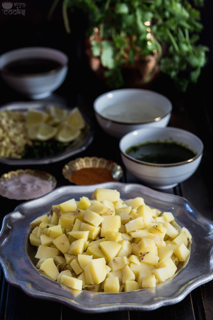 chaat preparation 2