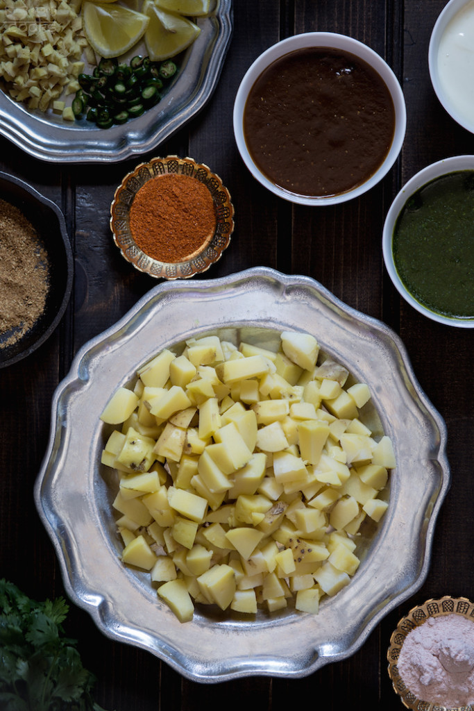 chaat preparation