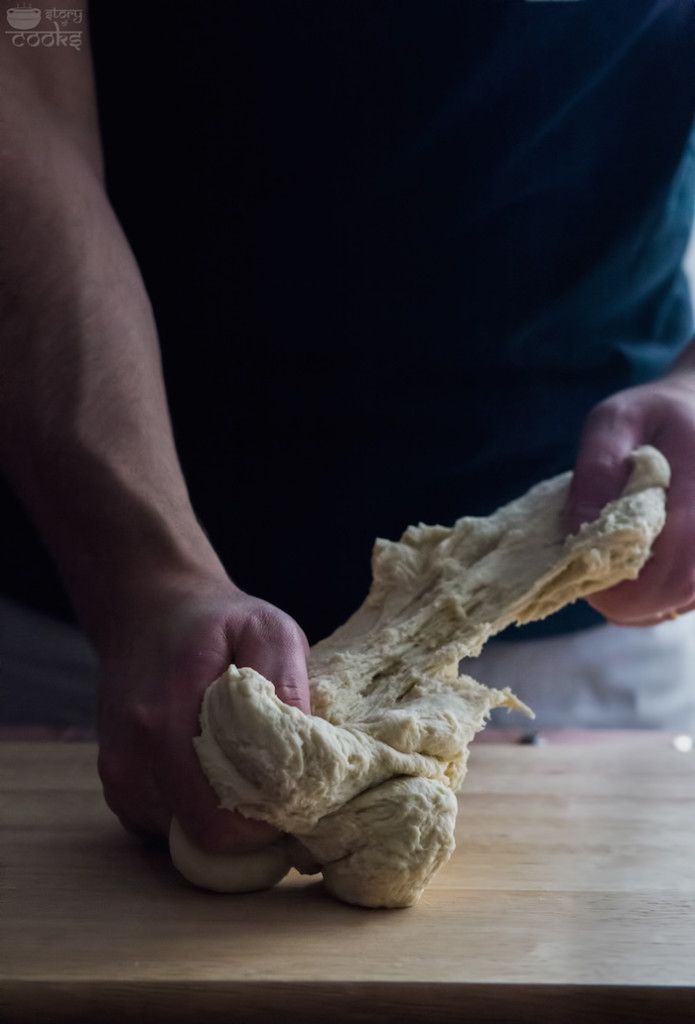 kneading dough