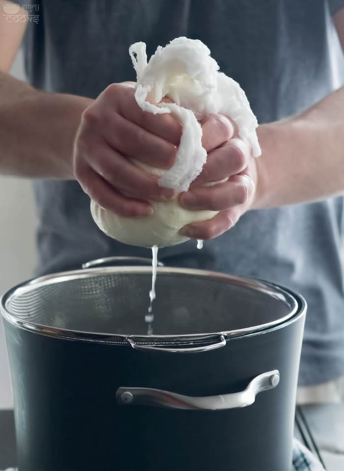 making paneer 2