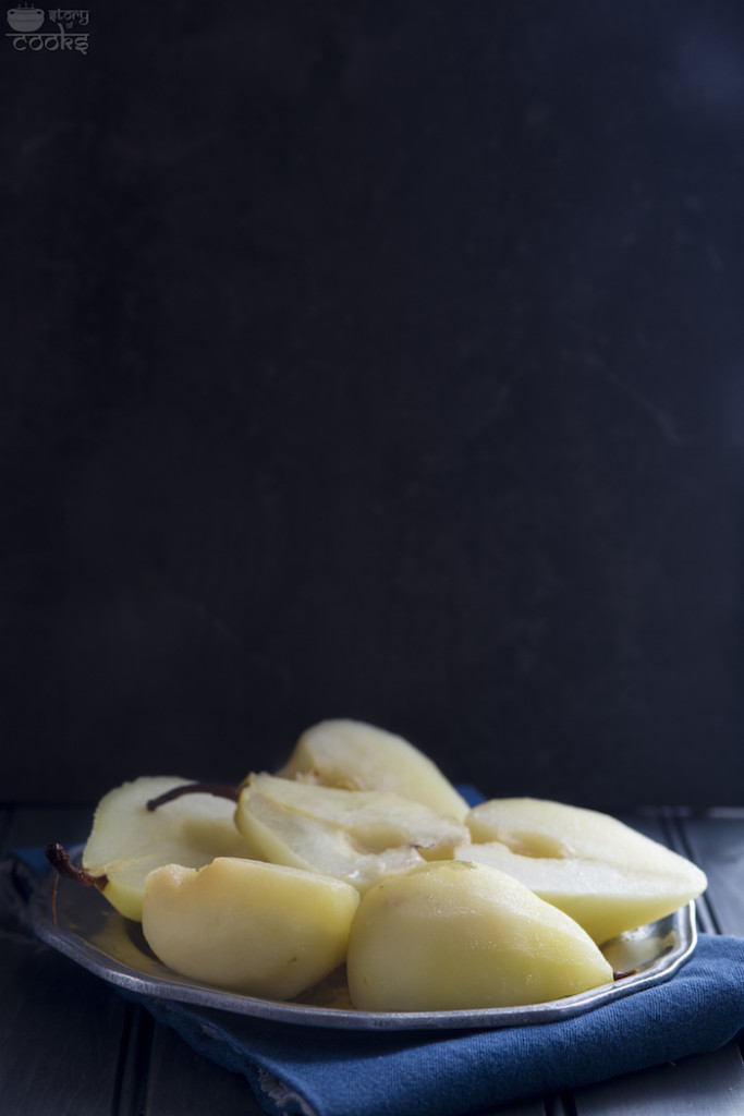 poached pears