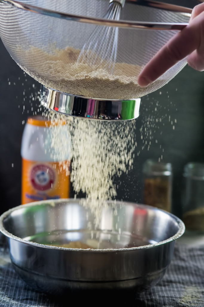 sprinkiling flour