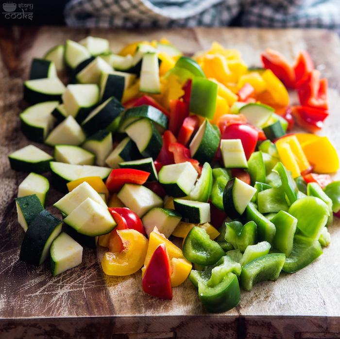 thai curry-chopped veg