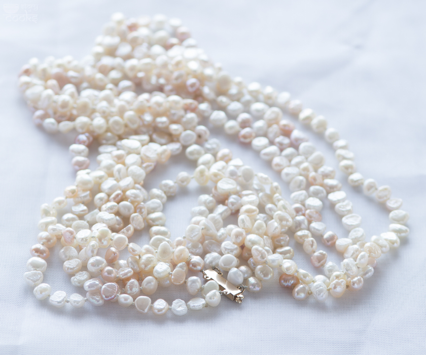 pearls closeup