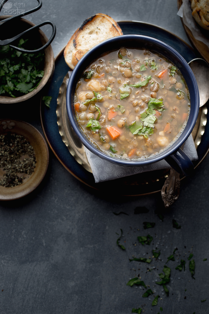 moroccon lentil soup 4