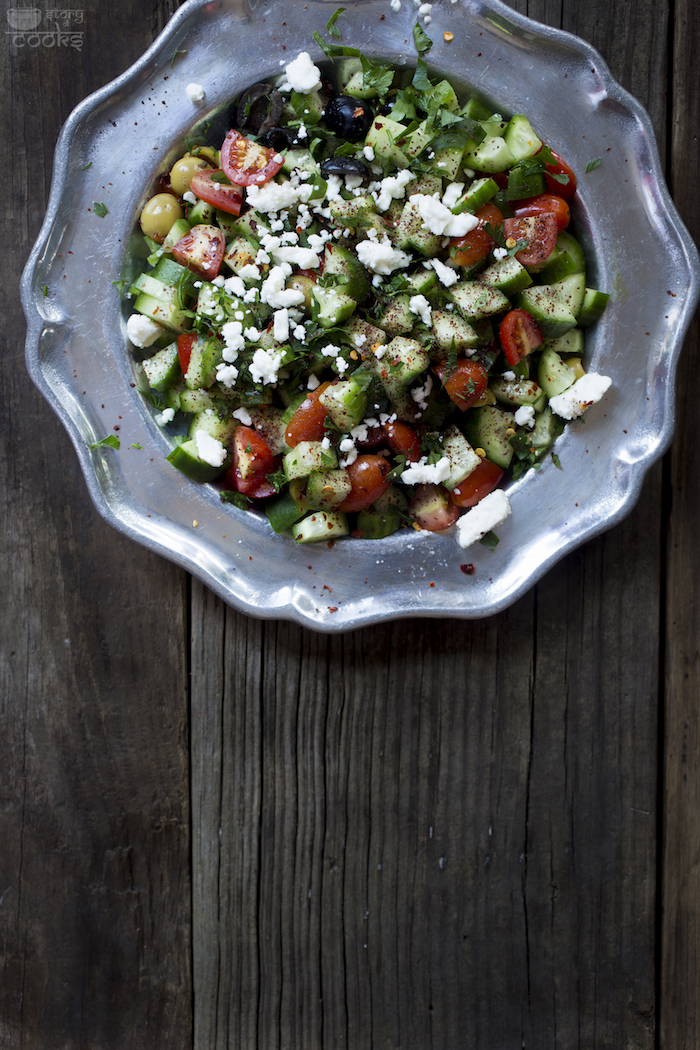 salad top down