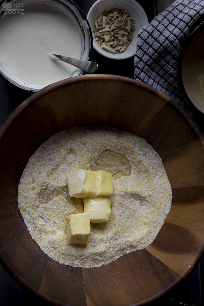 batter- adding butter