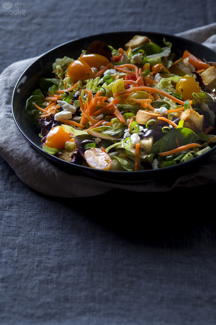 plated salad 1