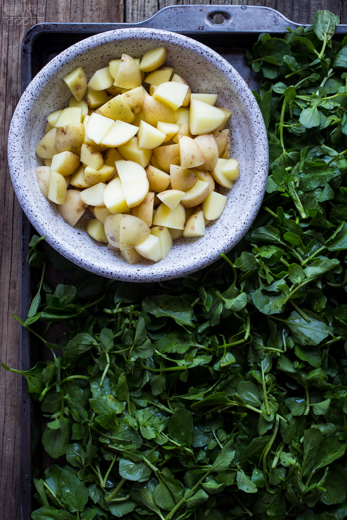 watercress + potato