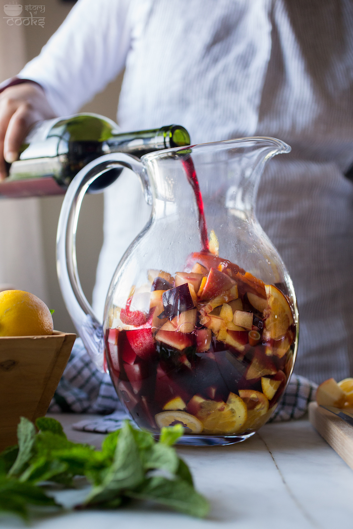 wine pouring