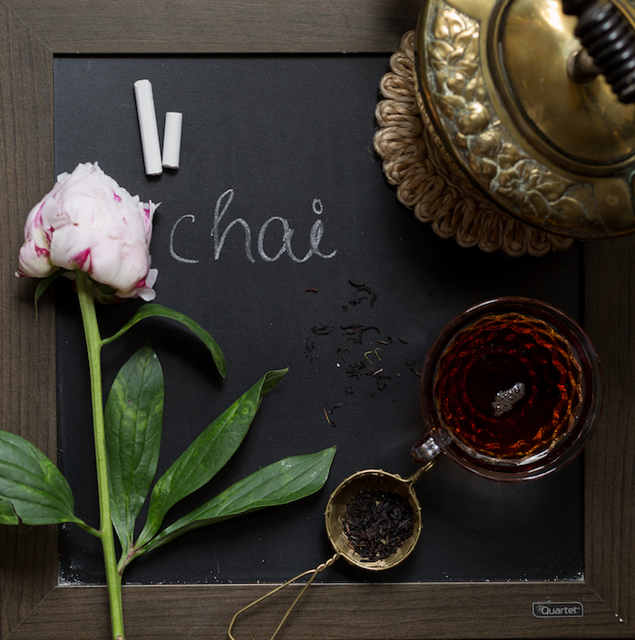 chai on blackboaord