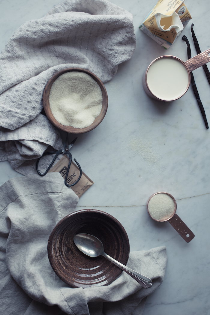 panna cotta preparation