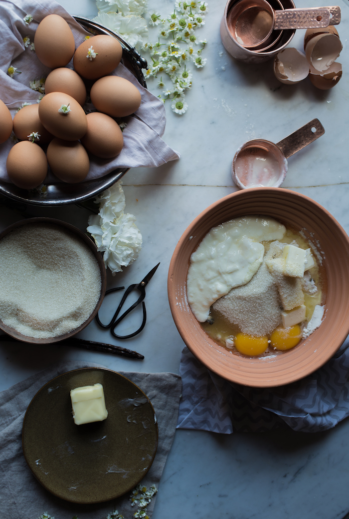 Coffee cake preparation