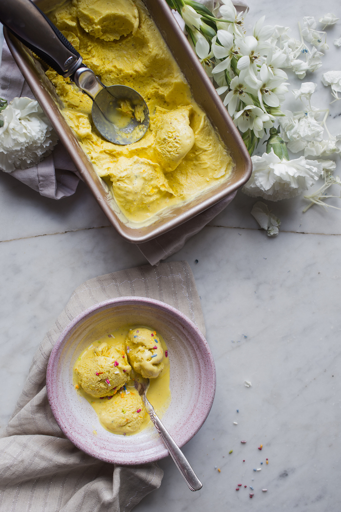 saffron pistachio ice cream