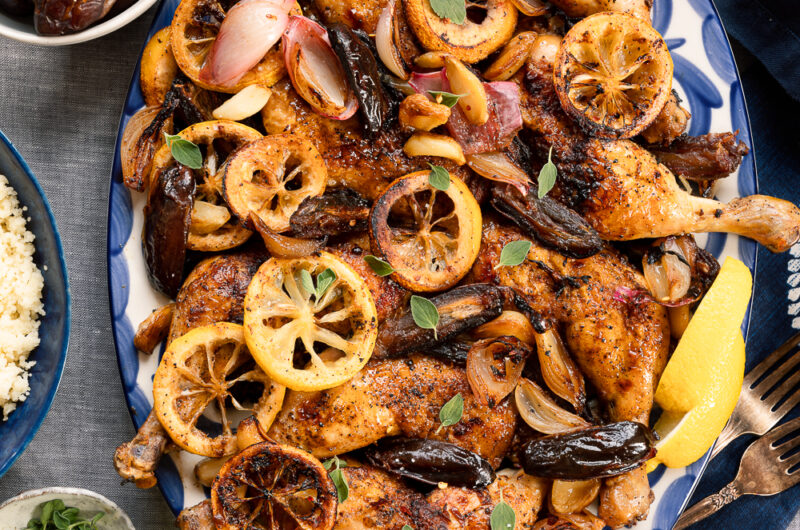 Chicken With Date, Caramelized Onion And Lemon - Amazing Weeknight Dinner!