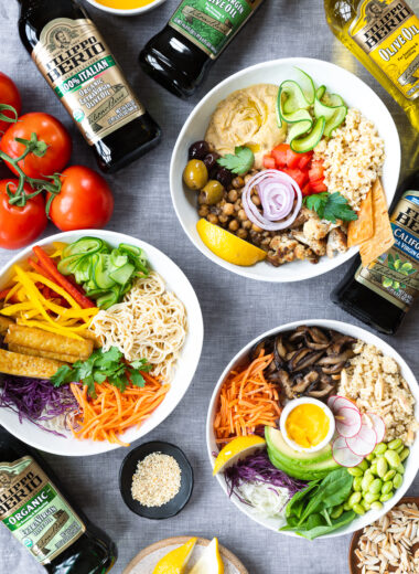 Three Buddha Bowls (No recipe needed!)