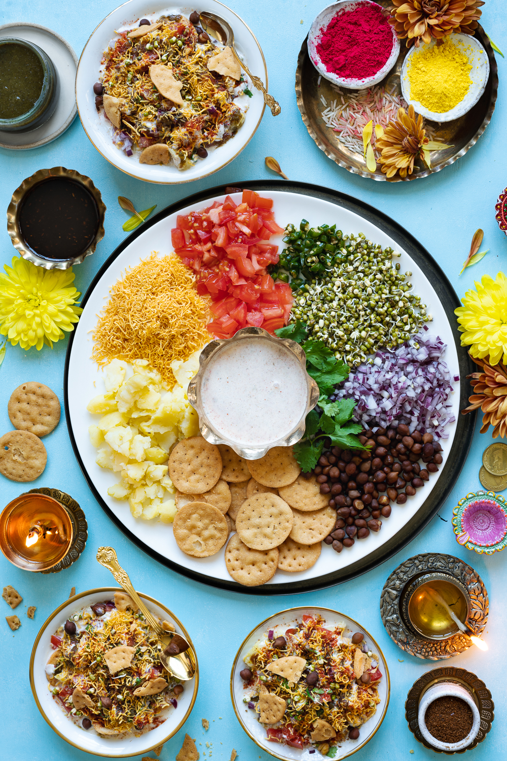 Diwali Snack - Chaat Board