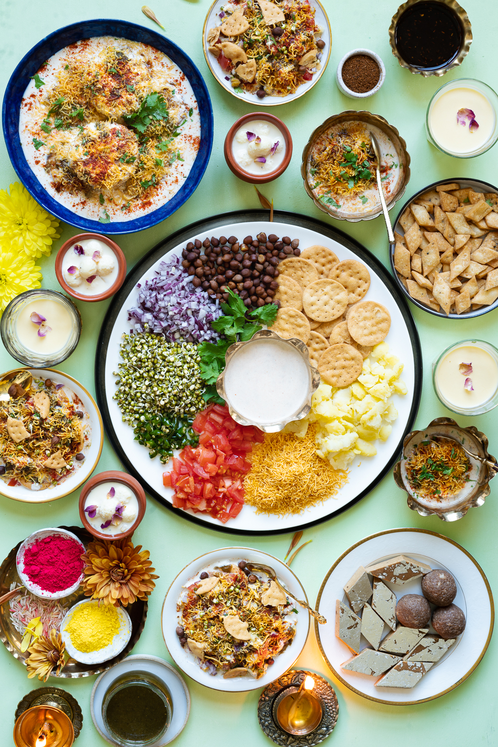 Diwali Snack - Chaat Board